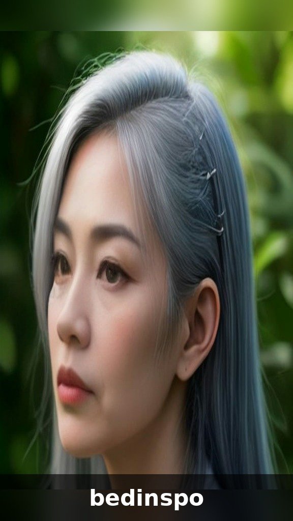 Half-up half-down claw clip hairstyle