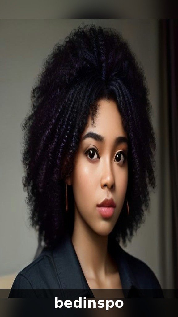 Claw clip pineapple style for curly hair