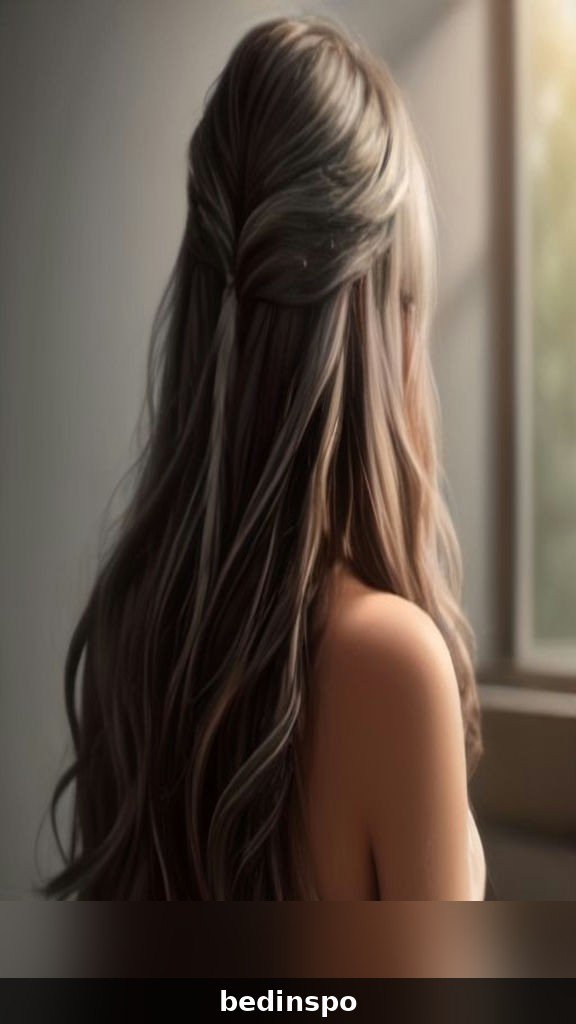 4. Crimped Lob with Dark Roots