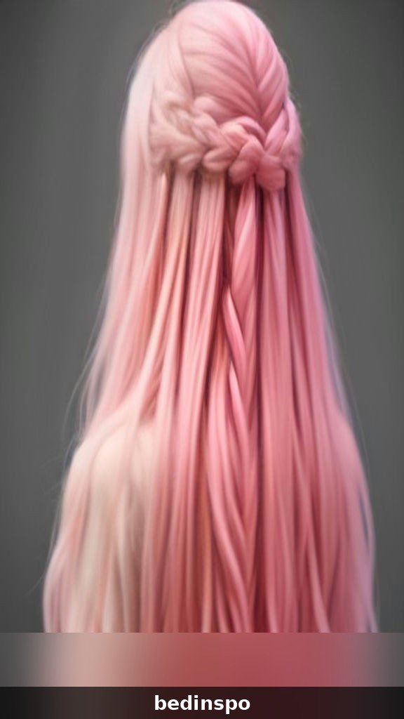 6. Copper Crimped Waves with Curtain Bangs