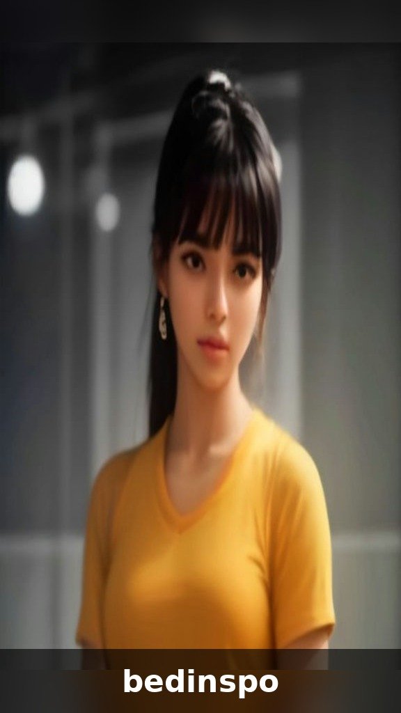 High ponytail with curtain bangs
