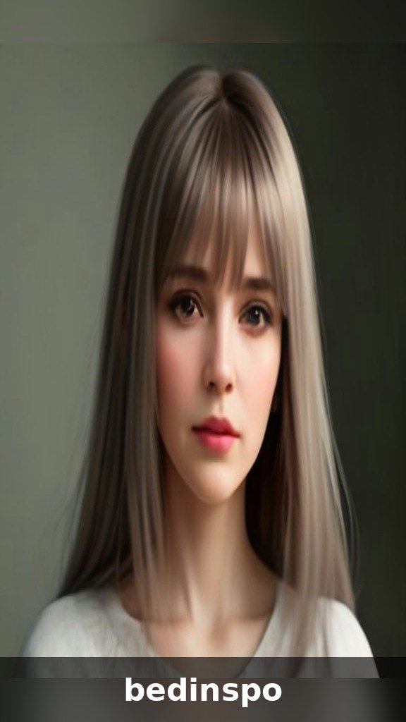 Curtain bangs adding volume to fine hair