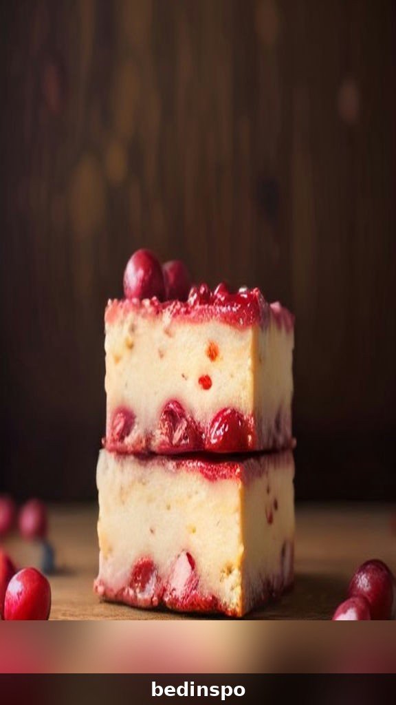 Cranberry White Chocolate Blondies