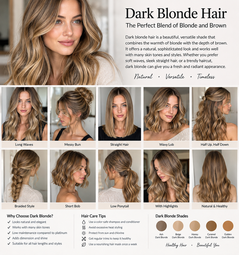 Dark Blonde Hair: 30 Gorgeous Hairstyles, Shades, and Color Ideas for 2026