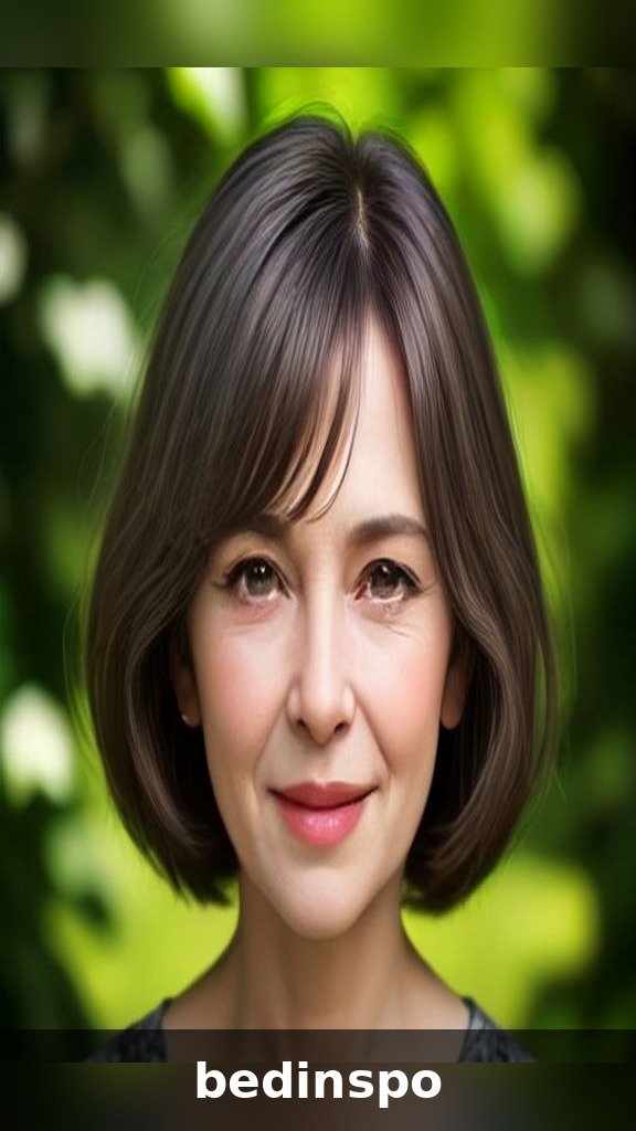 Layered flipped bob with maximum bounce