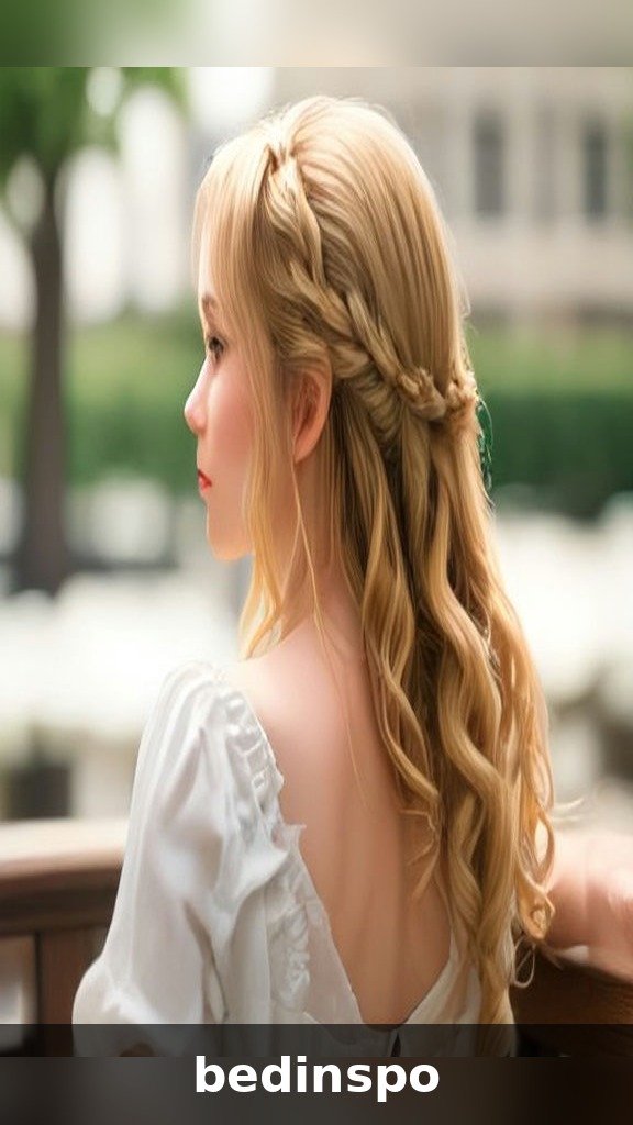 Classic long French curl braids