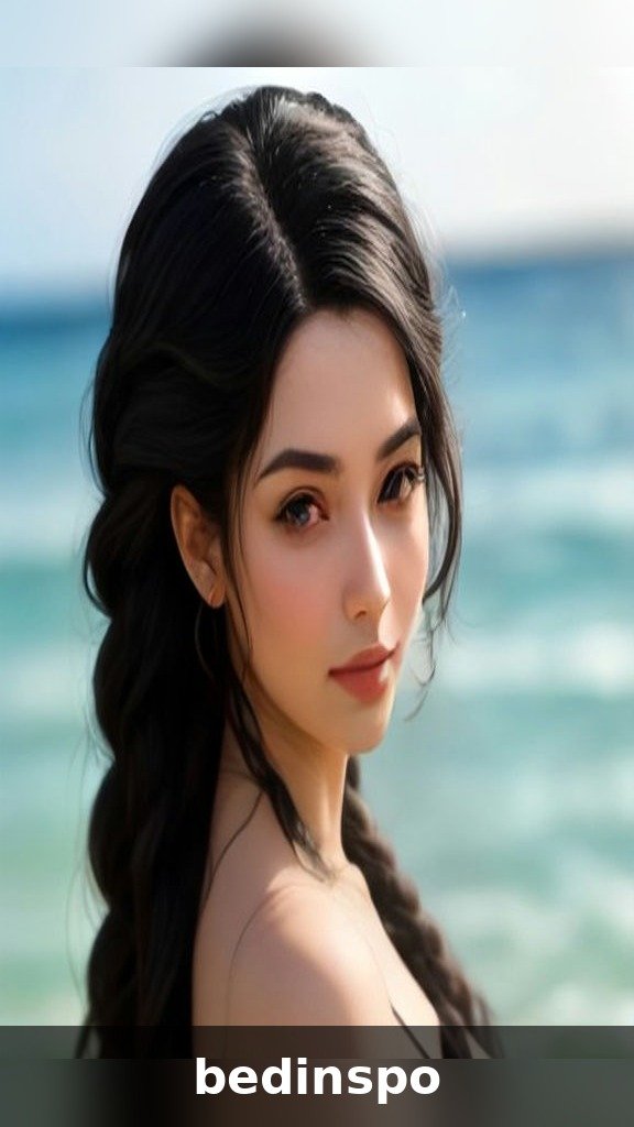 Bob-length French curl braids