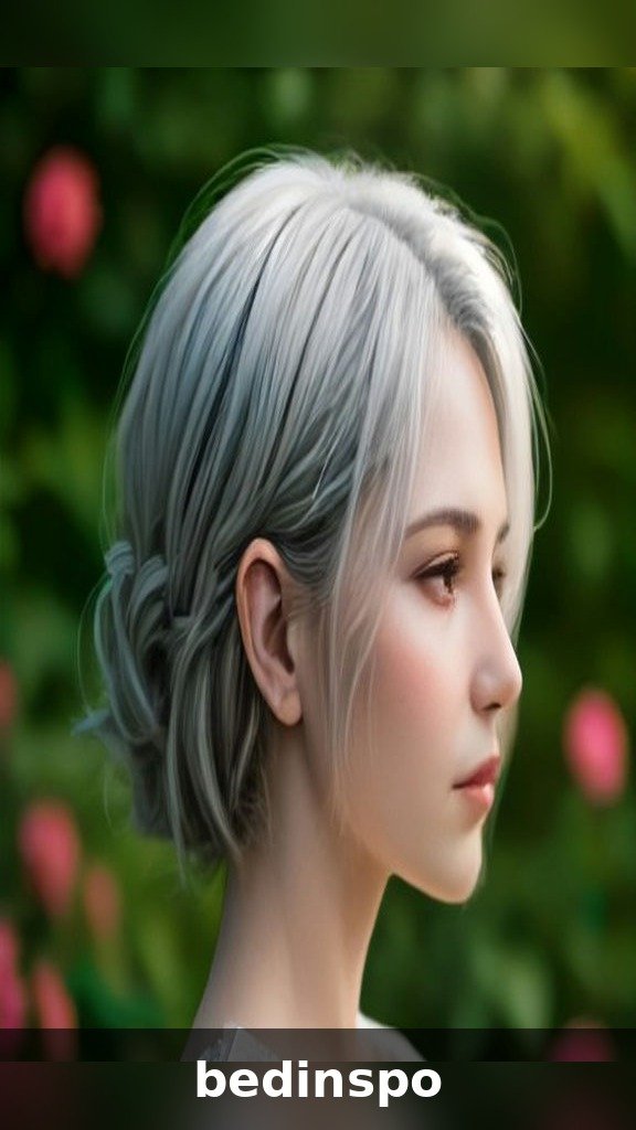 High ponytail French curl braids