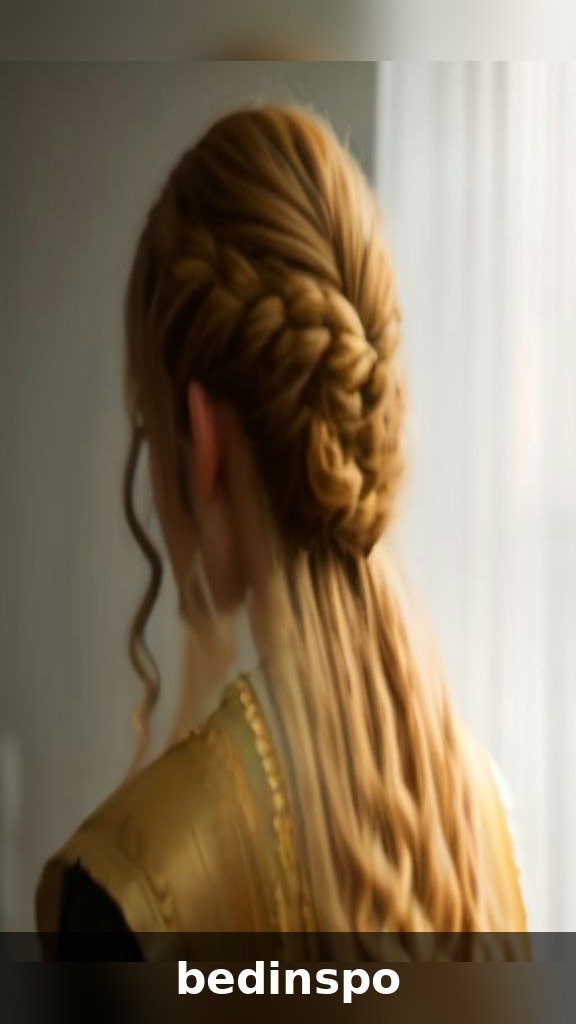 Small French curl braids