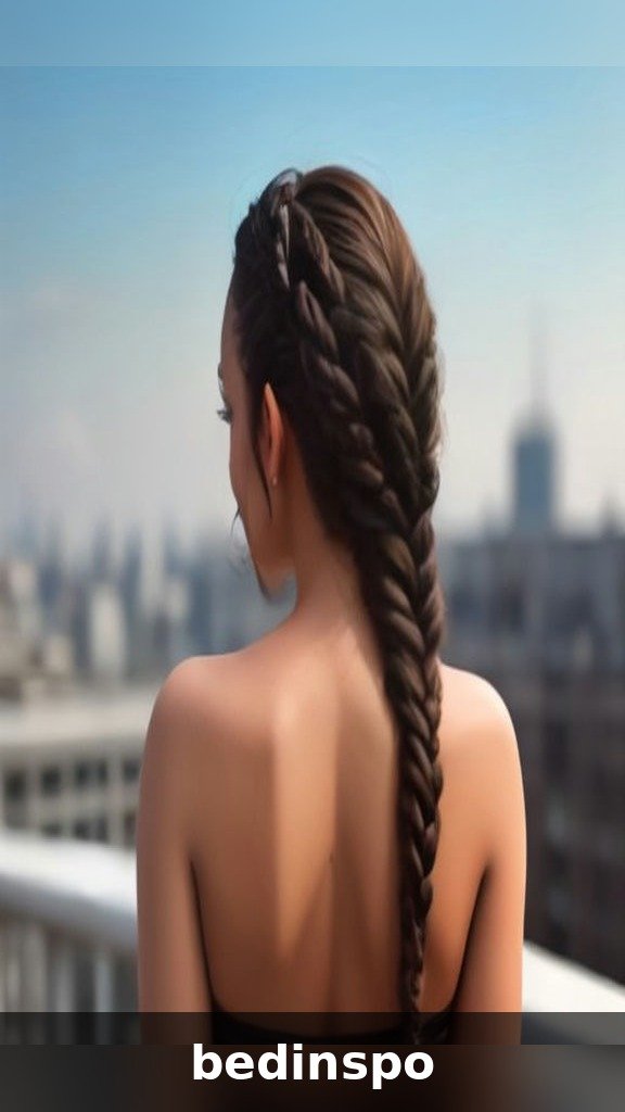 Ombre French curl braids