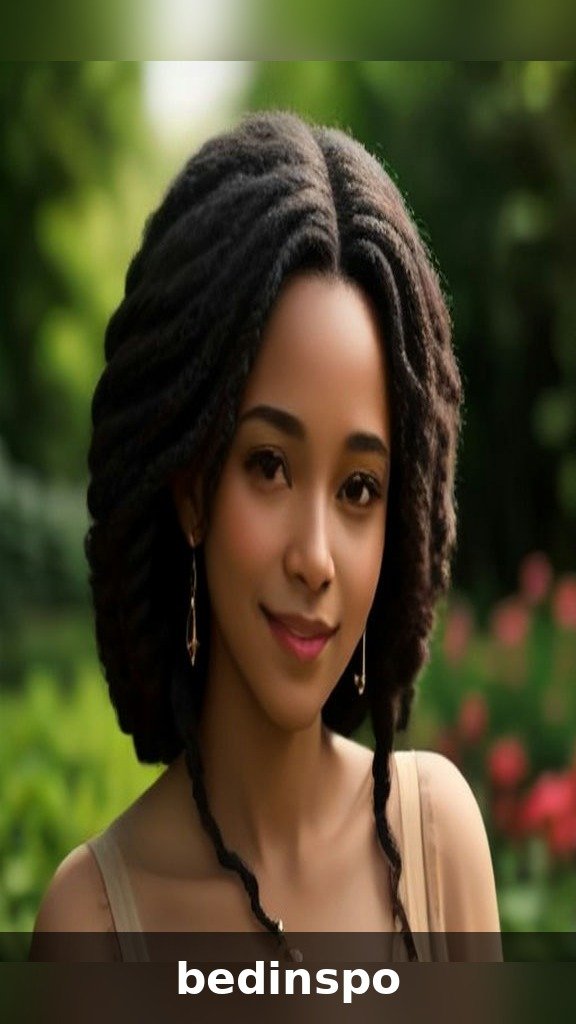 Burgundy French curl braids