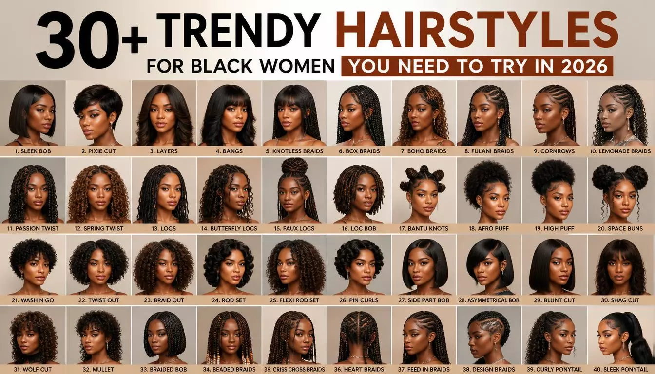 30+ Trendy Hairstyles for Black Women You Need to Try in 2026 