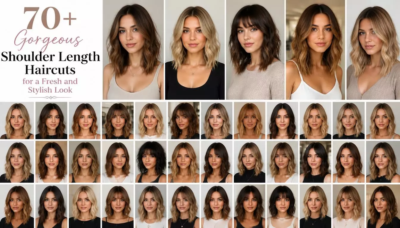 70+ Gorgeous Shoulder Length Haircuts for a Fresh and Stylish Look 