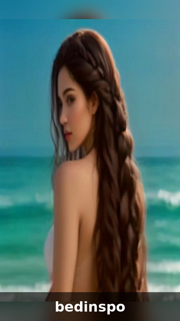 Heart braid with curls