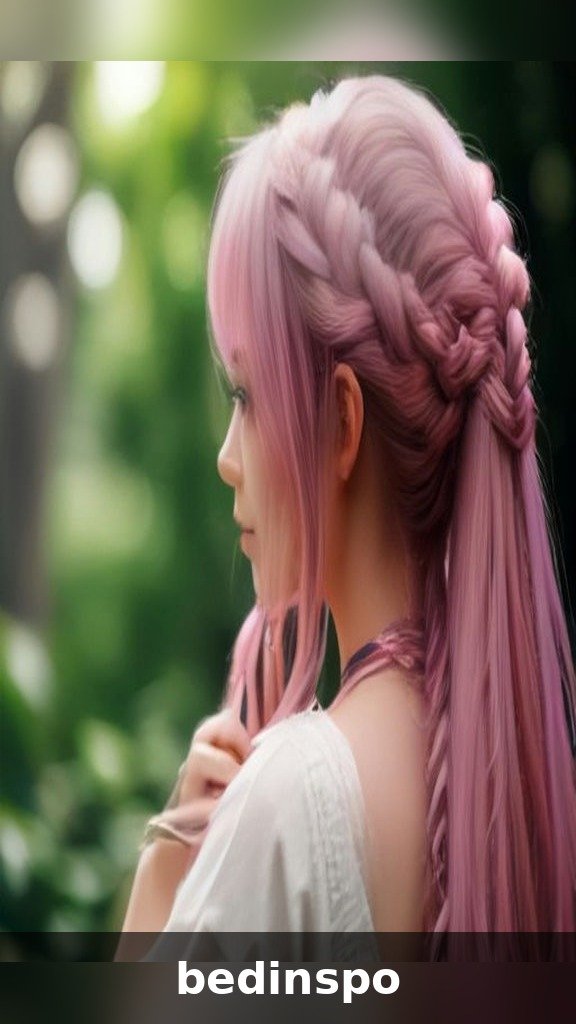 Side heart braid