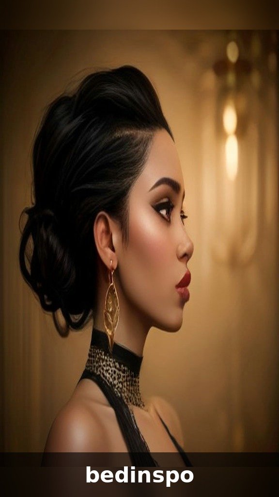 Dramatic winged liner holiday makeup look