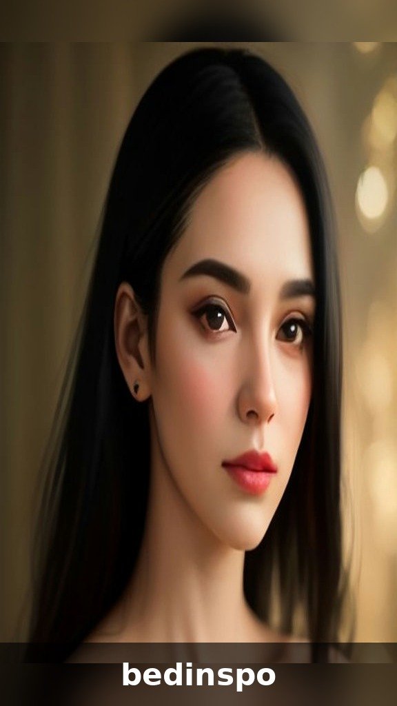 Polished straight hair with middle part holiday hairstyle