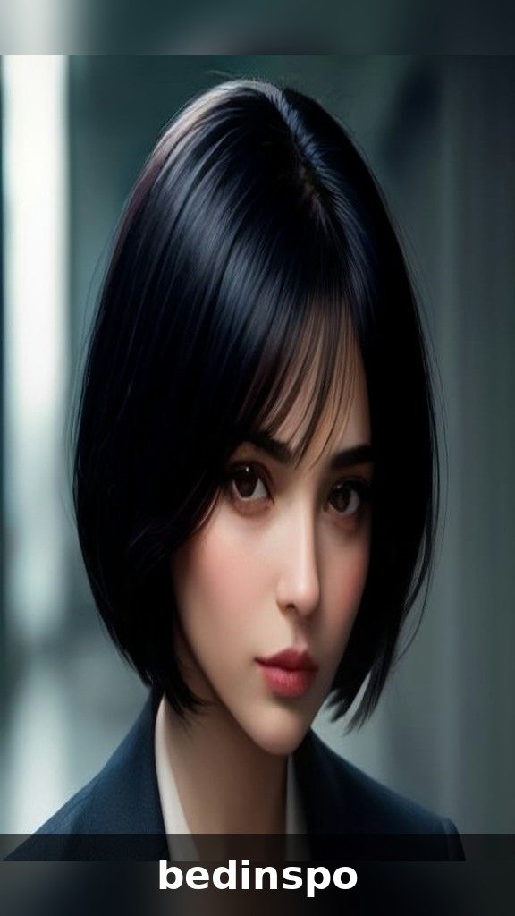 Wet-Look Italian Bob