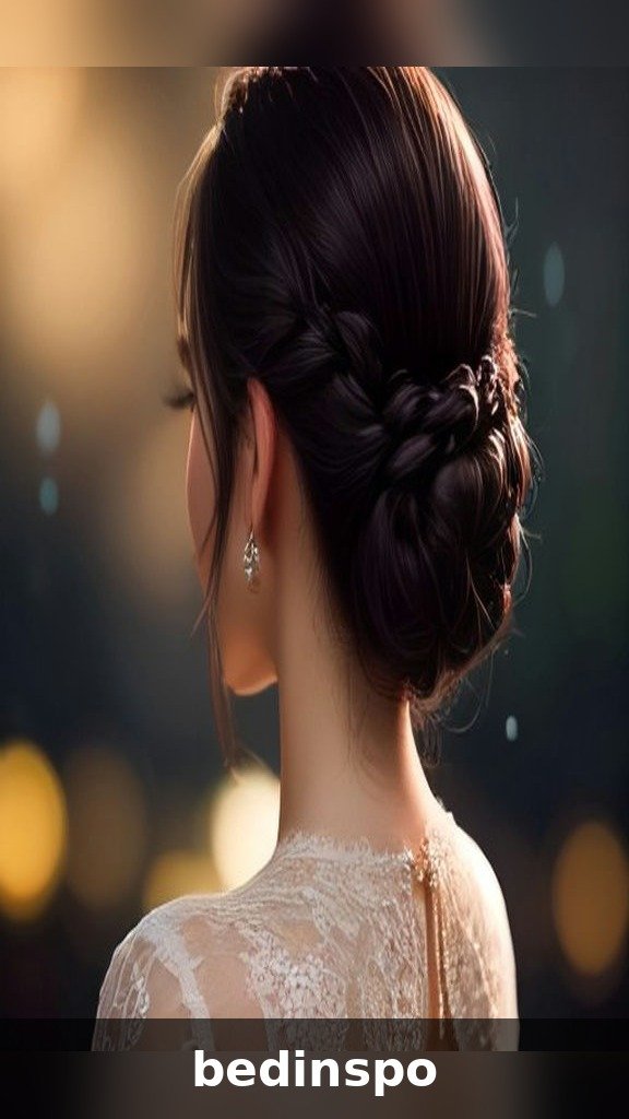 15. Glam Lace Braid for Evening Events