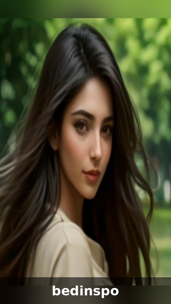 Middle Eastern woman in her 20s with long layered mocha balayage hair in a park