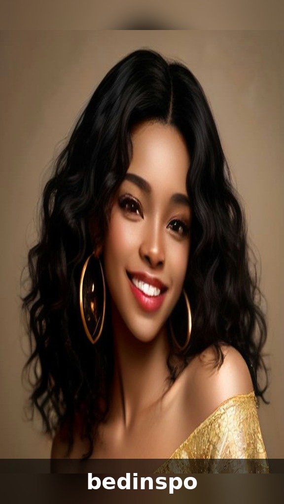 Old Hollywood waves for thick hair