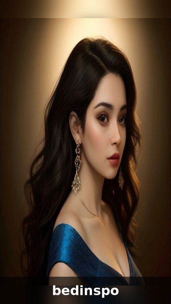 Side-swept Hollywood wave hairstyle