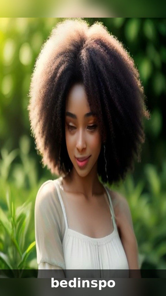 Defined natural curls with shine