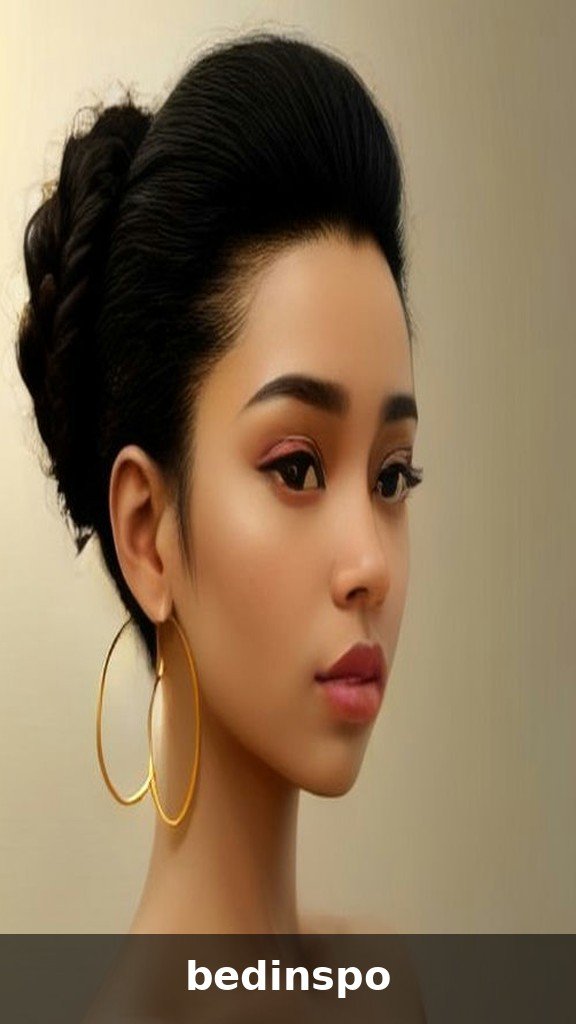 3. The Middle-Part Glass Bun