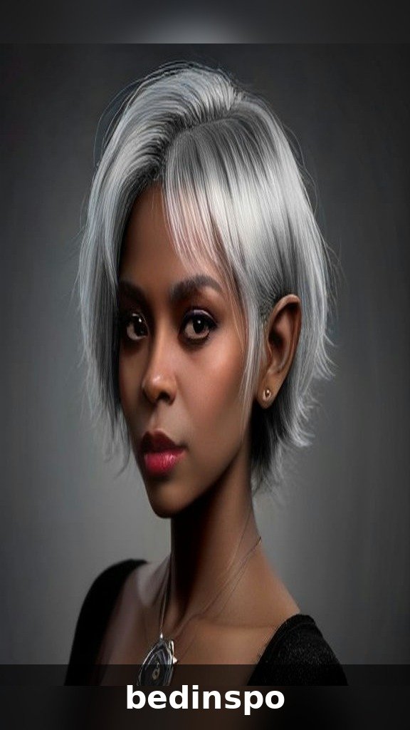 Vampire haircut with bangs
