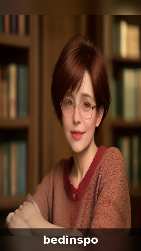 Side-swept wispy pixie haircut with deep side part