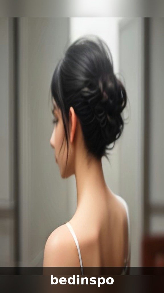 Textured piecey wispy pixie, back view with feathered nape