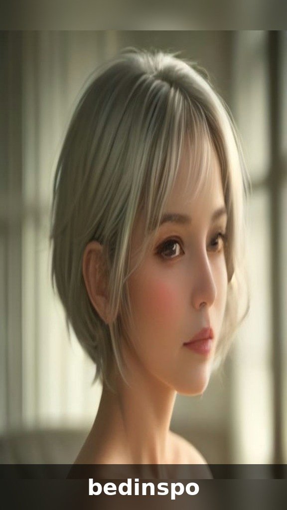 Wispy pixie haircut for fine hair with airy feathered texture